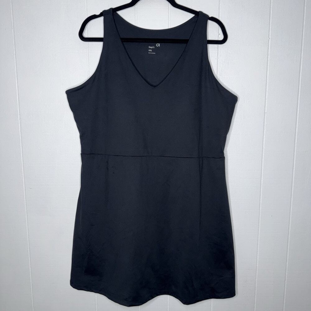Gap Fit Women’s Active Tank Dress Built In Shorts Black Size XXL